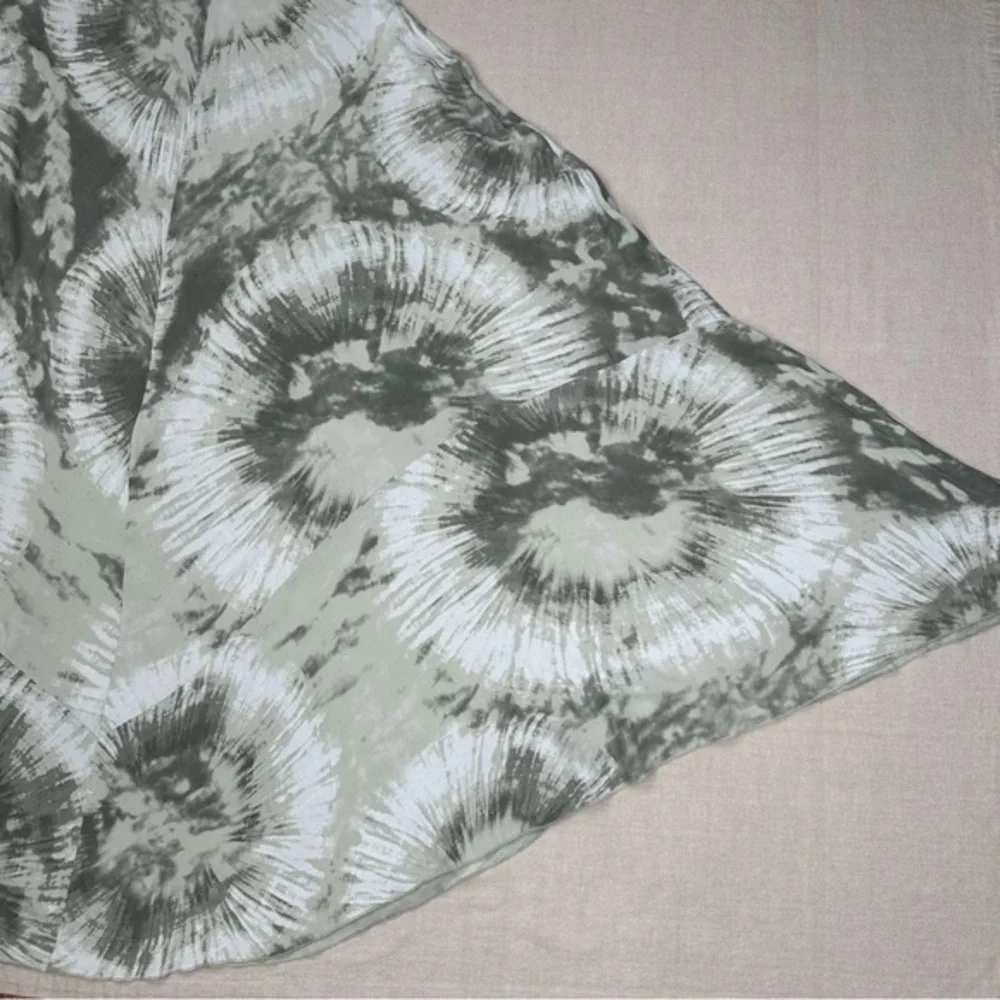 Venti6 Made in Italy Tie Dye Boho Maxi Dress Asymmetric‎ Handkerchief Hem Size S